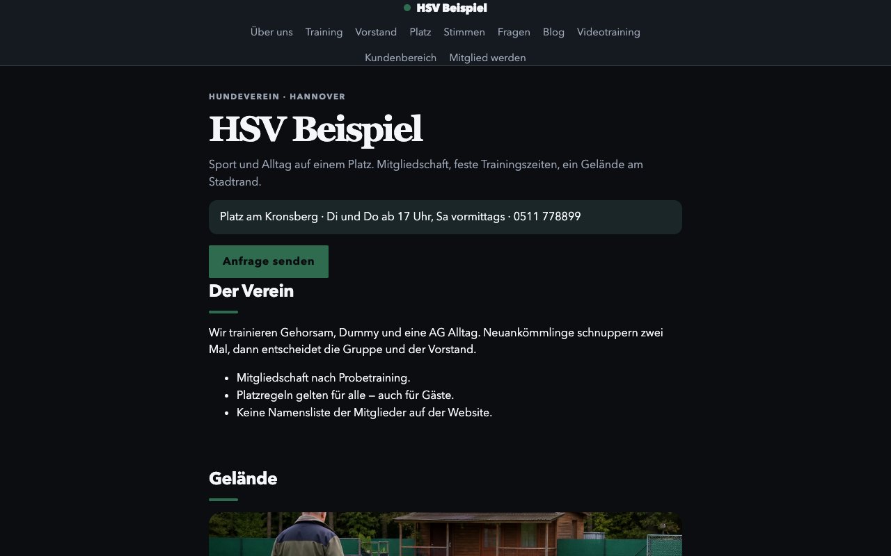 HSV Beispiel